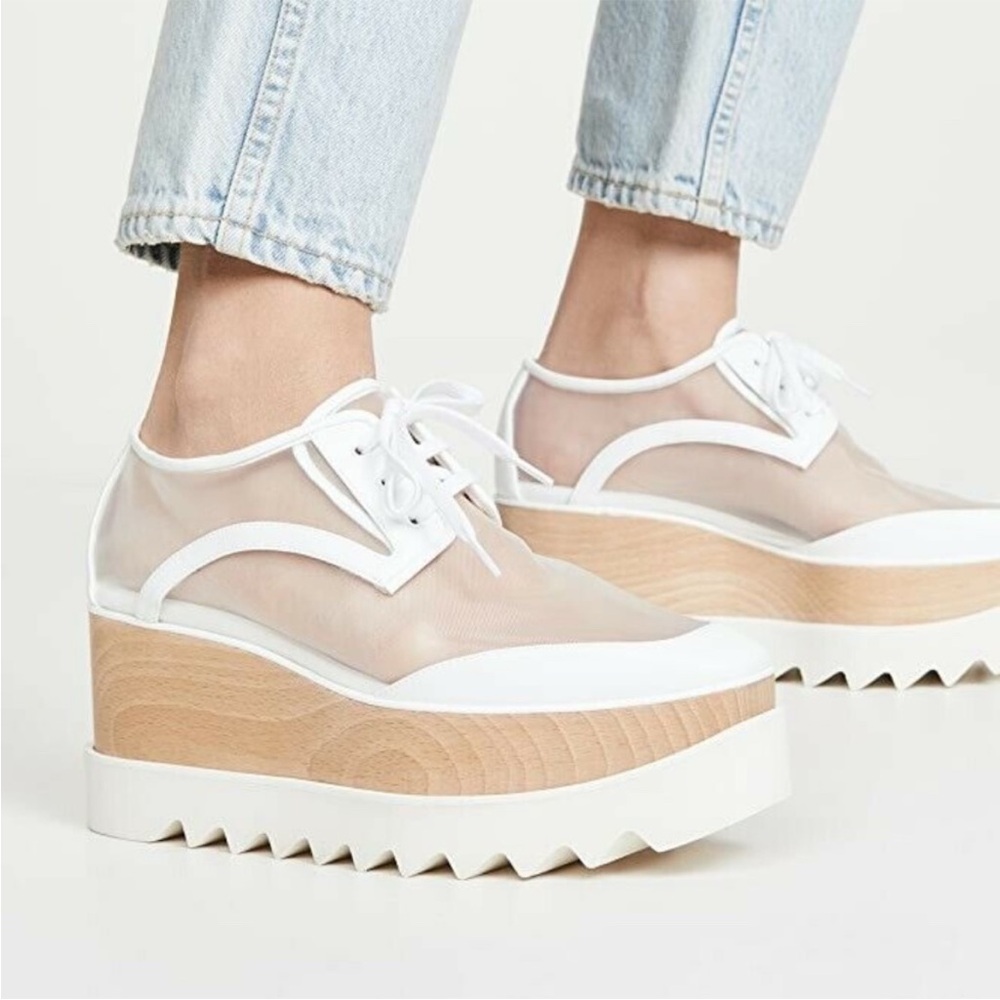 Rare and iconic Stella McCartney Mesh Elyse Platform